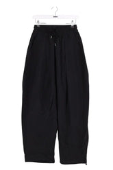 Pantalon droit The Frankie Shop Belem drawstring pants Noir en Synthétique, taille M - Seconde Main