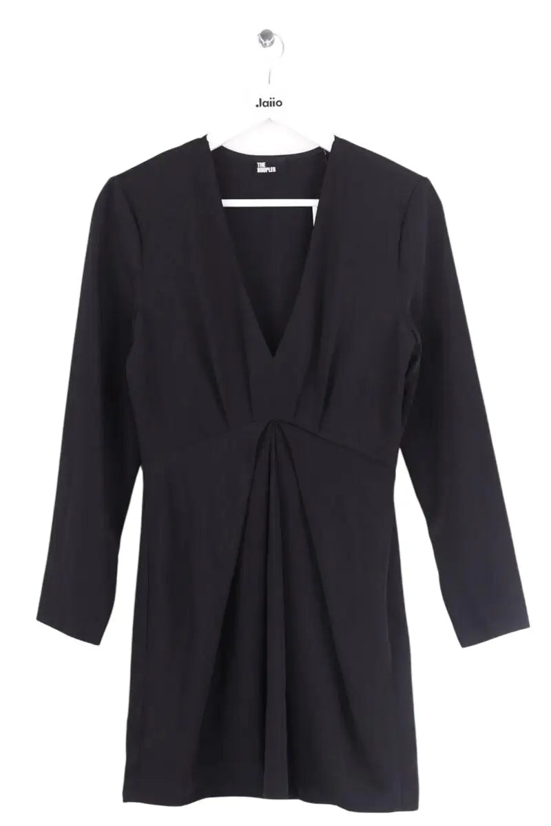 Robe The Kooples Noir en Synthétique, taille S - Seconde Main