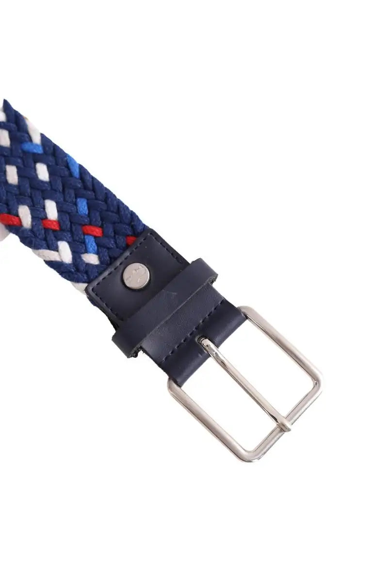 Ceinture Lacoste Bleu en Tissu