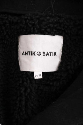 Manteau Antik Batik Noir en Synthétique