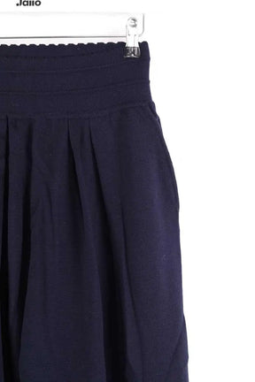 Pantalon large Molli Marine en Laine