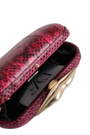 Pochette Diane Von Furstenberg Rose en Cuir