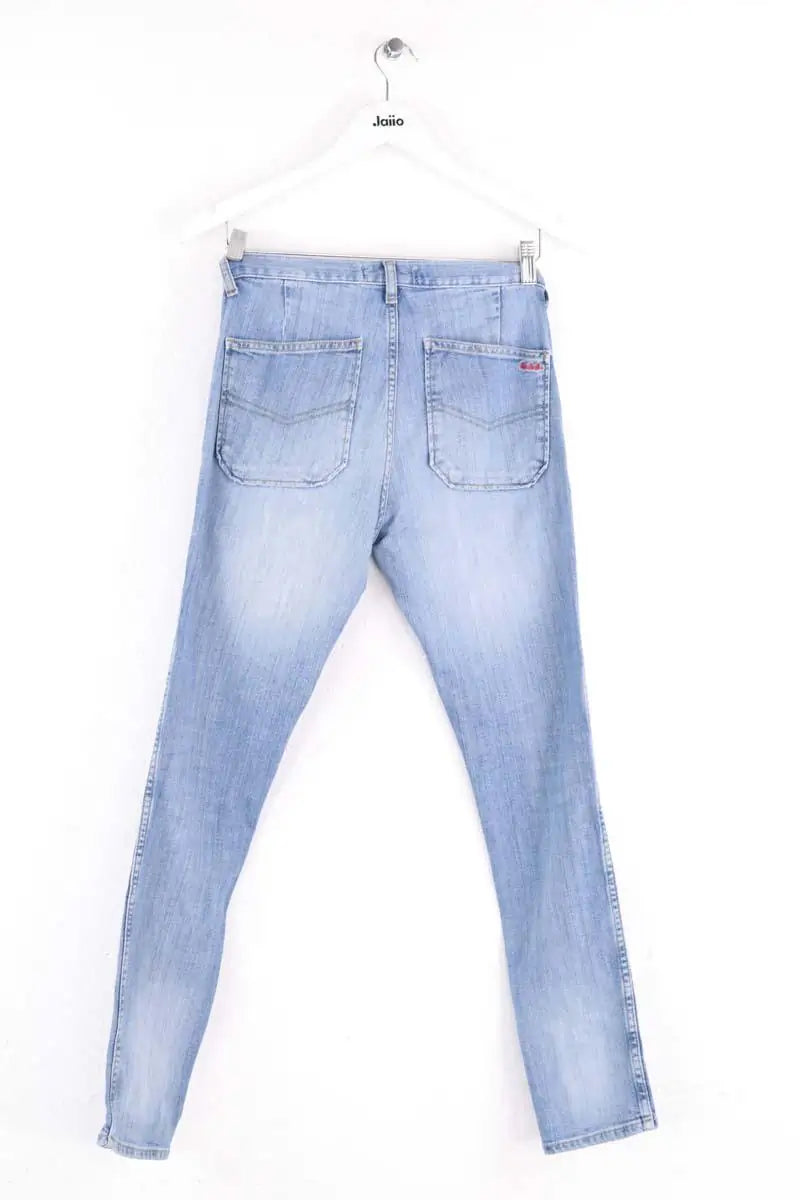 Jean slim Ba&Sh Bleu en Coton