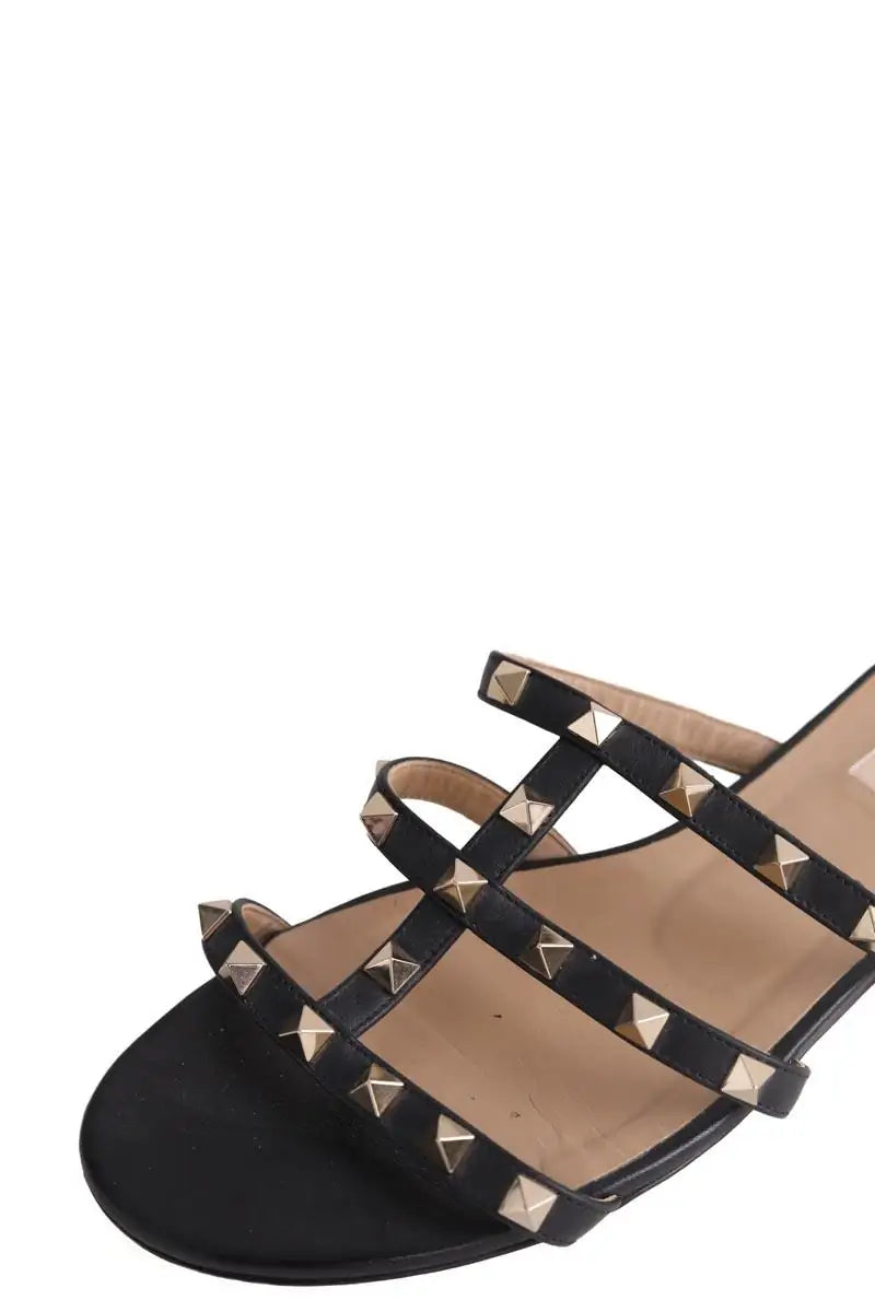 Sandales Valentino Noir en Cuir