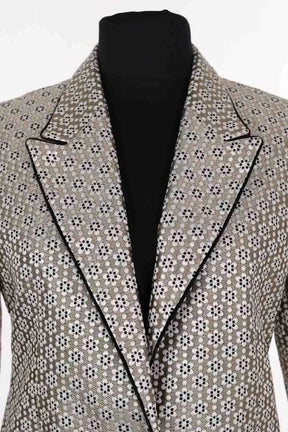 Blazer Maje Doré en Synthétique