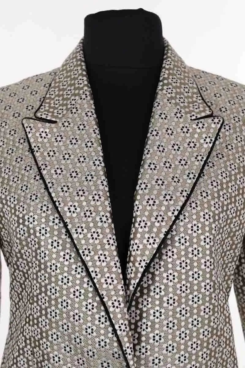 Blazer Maje Doré en Synthétique
