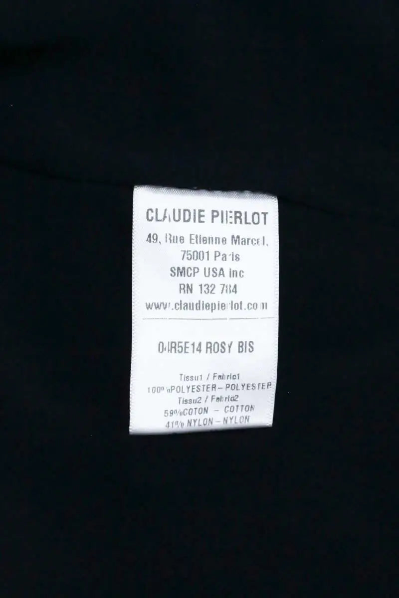 Robe Claudie Pierlot Bleu en Synthétique