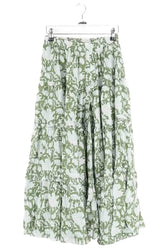 Jupe Maje Vert en Coton, taille L - Seconde Main