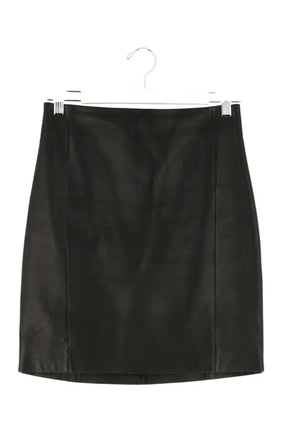 Jupe Iro Noir en Cuir, taille M - Seconde Main