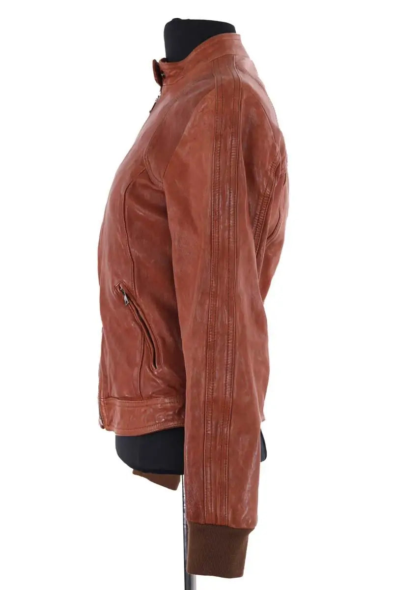 Blouson Dolce & Gabbana Marron en Cuir