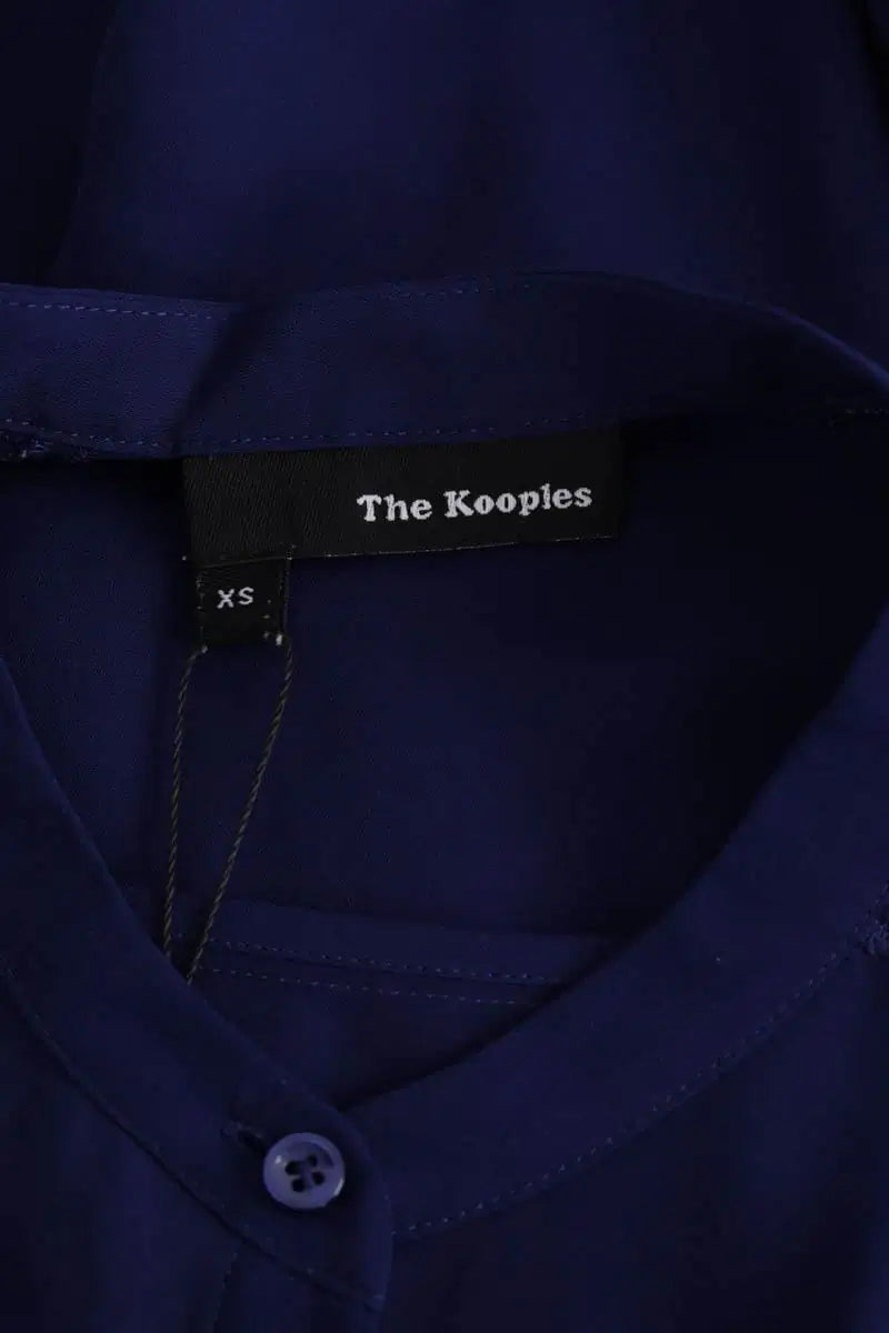 Blouse The Kooples Bleu en Synthétique