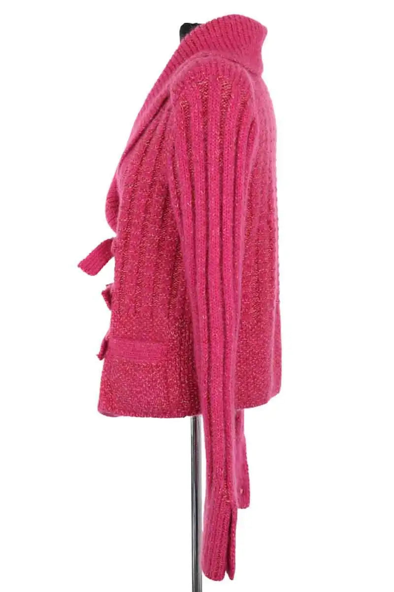 Veste Chanel 2009 Automne Rose en Laine
