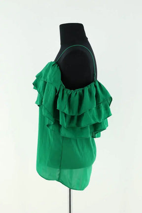 Blouse Maje Vert en Synthétique