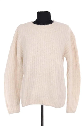 Pull Sandro Beige en Laine, taille S - Seconde Main