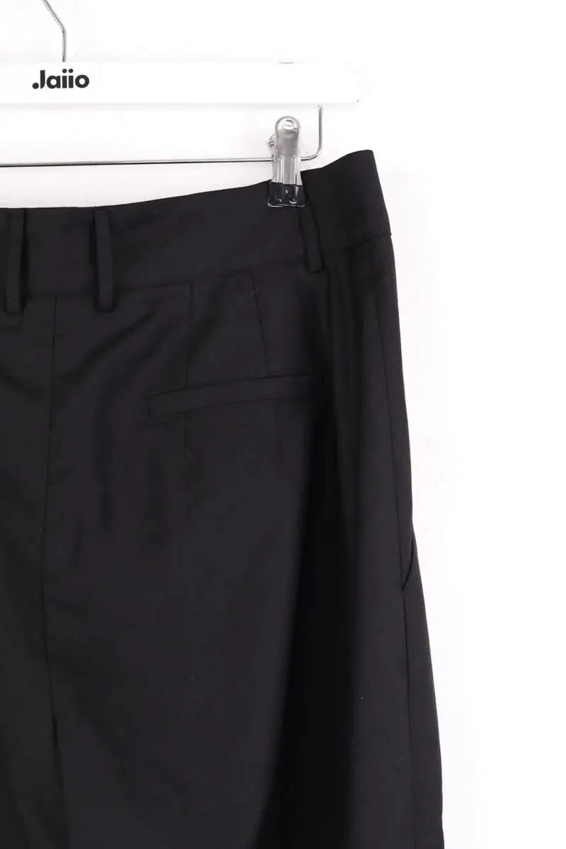 Pantalon large The Frankie Shop Peyton pleated pants Noir en Laine