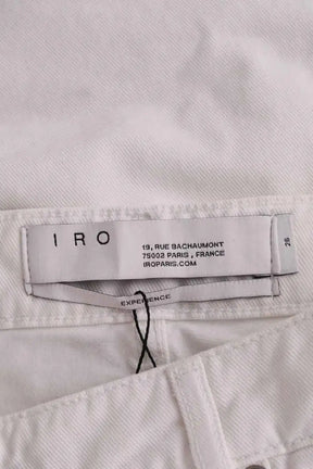 Jean droit Iro Elyse Blanc en Coton