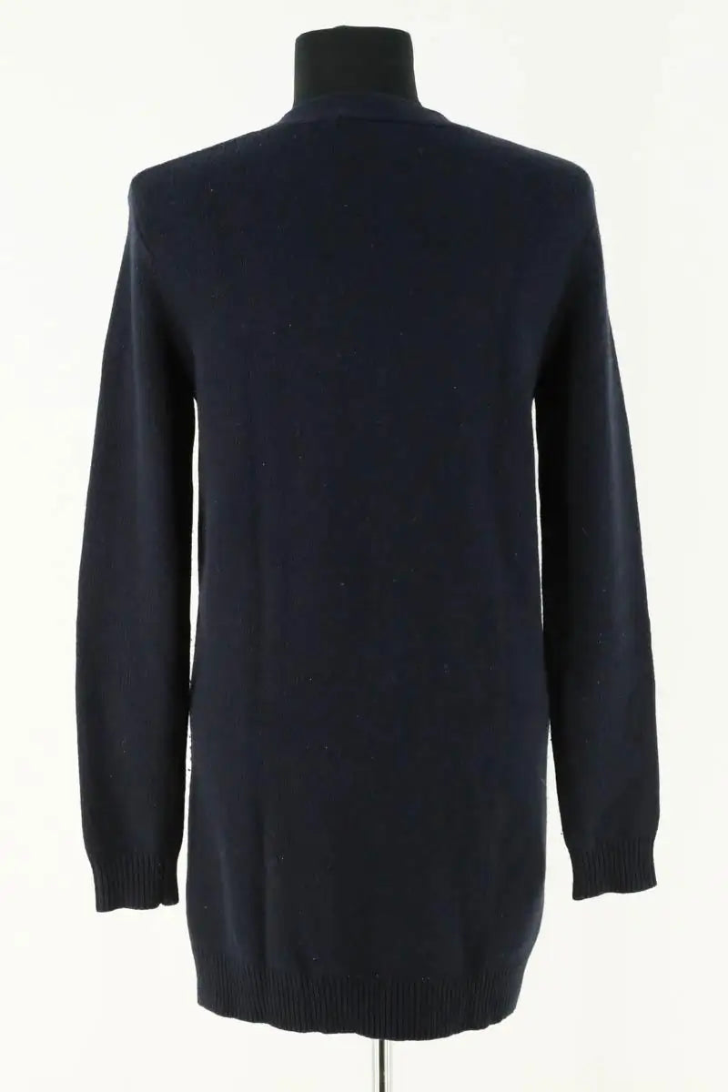 Cardigan Tory Burch Bleu en Laine