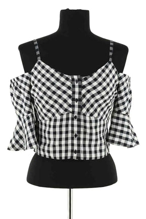 T-shirt Maje Marine en Viscose, taille S - Seconde Main