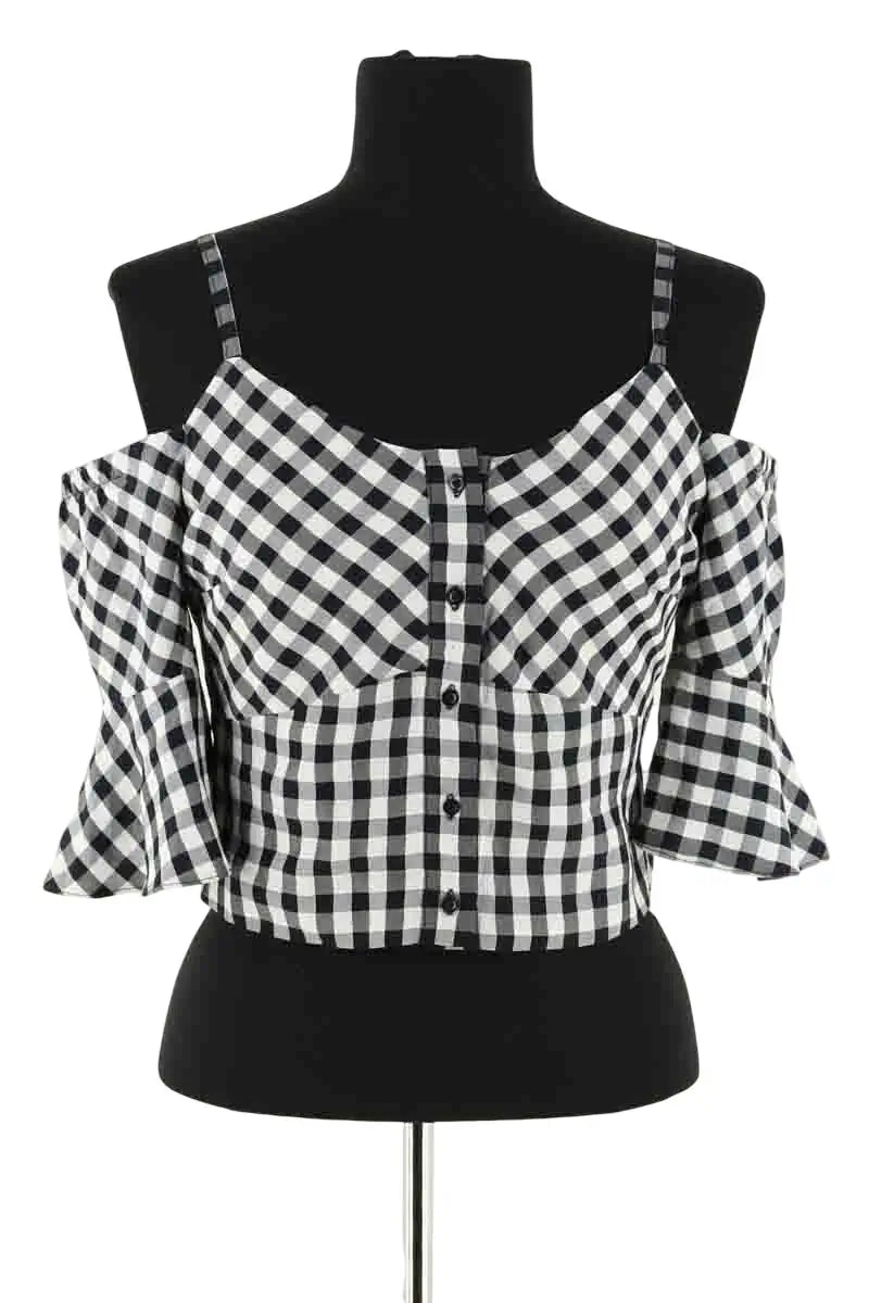 T-shirt Maje Marine en Viscose, taille S - Seconde Main