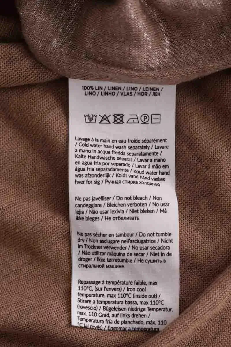 Cardigan Notshy Beige en Lin