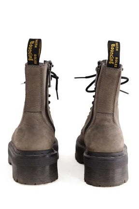 Boots à lacets Dr. Martens Gris en Cuir
