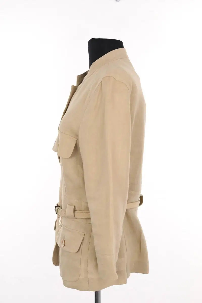 Veste Max Mara Beige en Lin
