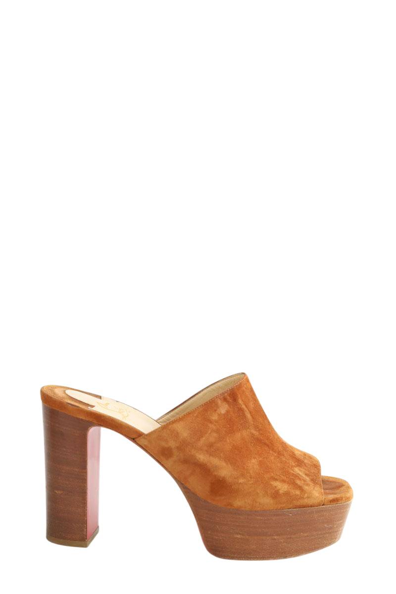 Talons Christian Louboutin  Marron
