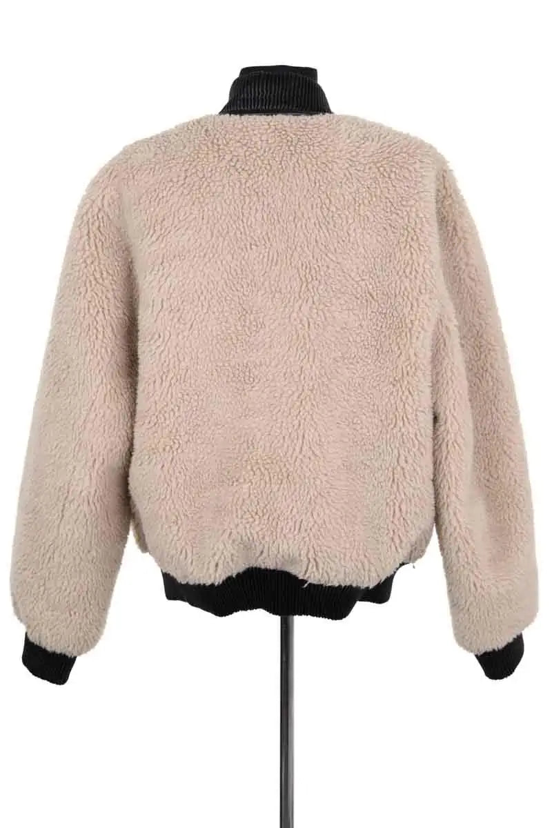 Blouson The Kooples Beige en Synthétique
