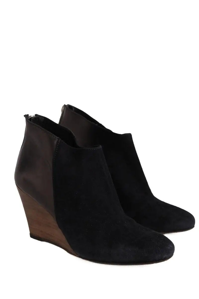 Boots Ba&Sh Noir en Cuir