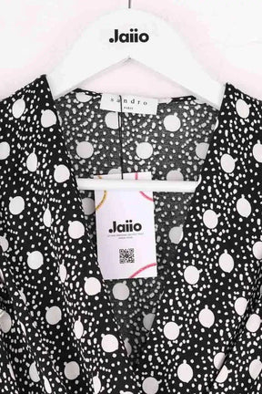 Robe Sandro Noir en Viscose