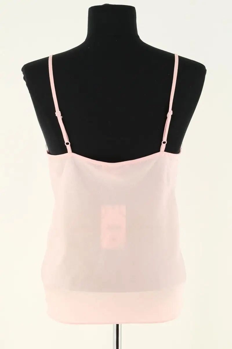 Top sans manche Maje Rose en Synthétique