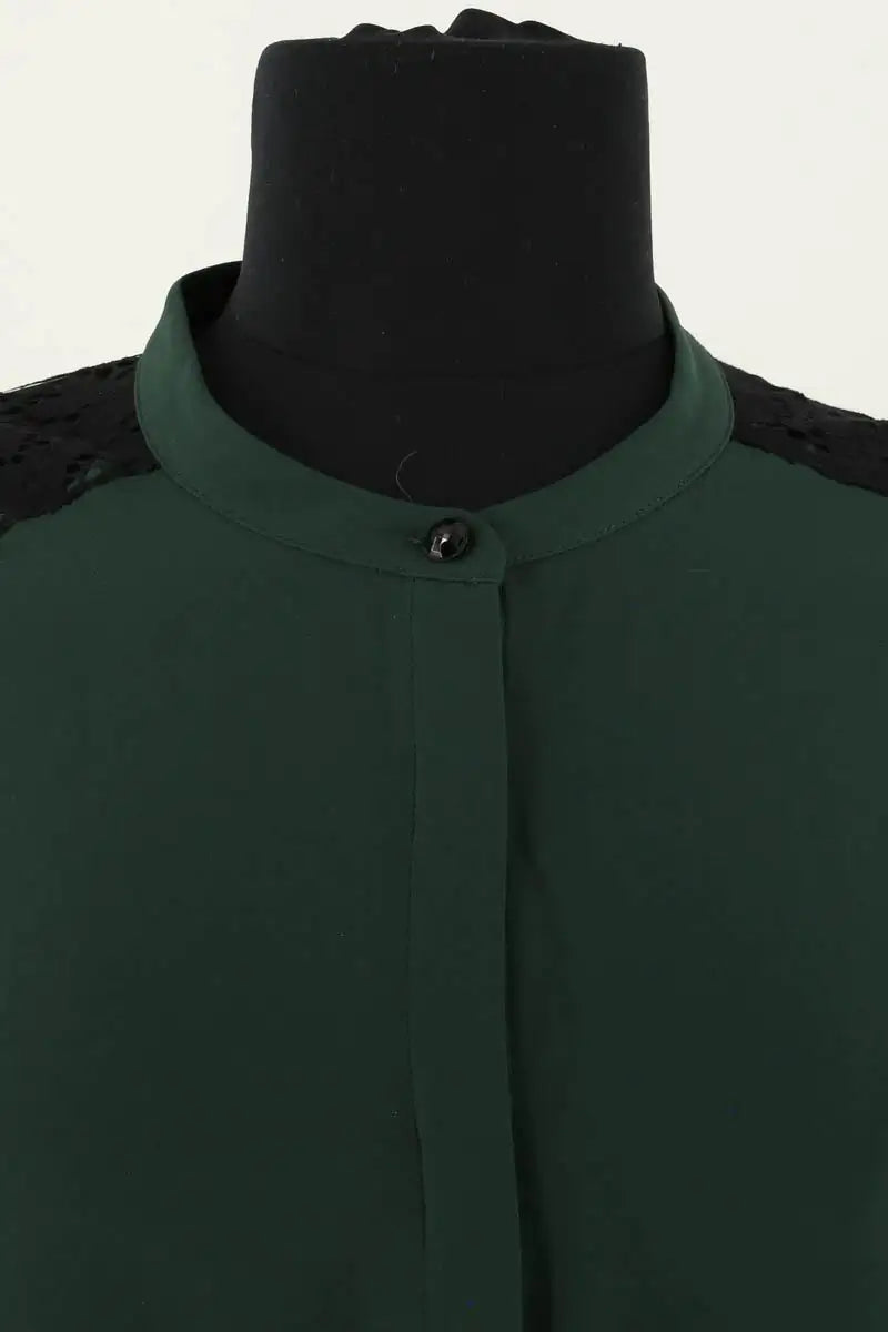 Chemise The Kooples Vert en Synthétique