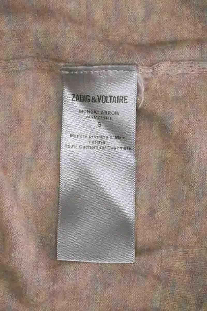 Top Zadig & Voltaire Marron en Cachemire