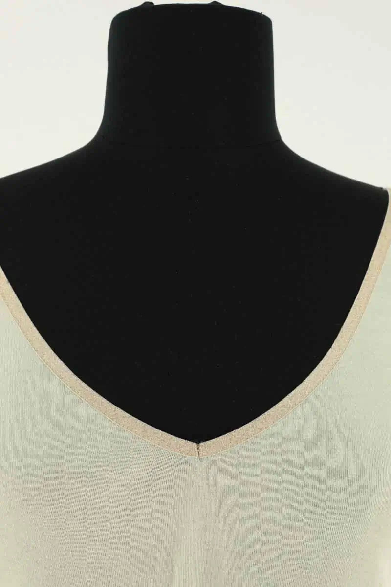 Top sans manche Des Petits Hauts Vert en Synthétique