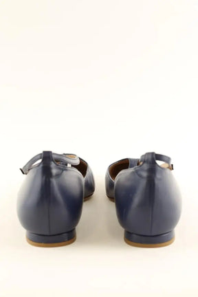Ballerines LK Bennett Minna Marine en Cuir