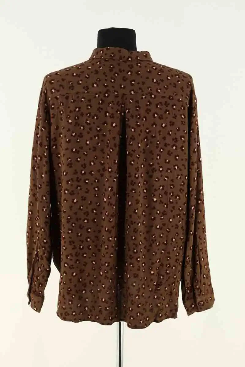 Chemise Des Petits Hauts Marron en Viscose