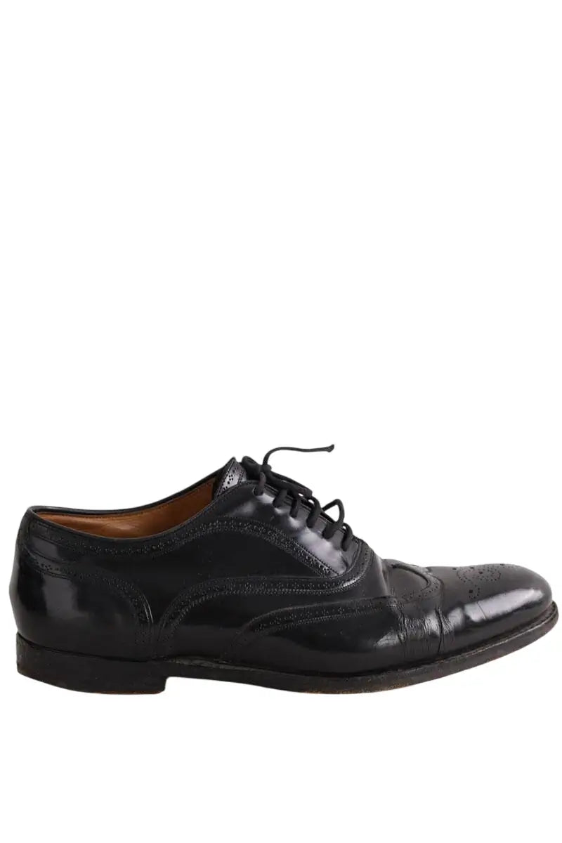 Chaussures à lacets Church's Noir en Cuir, taille 40 - Seconde Main