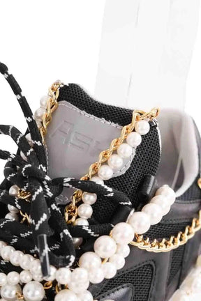 Baskets Junya Watanabe Noir en Cuir