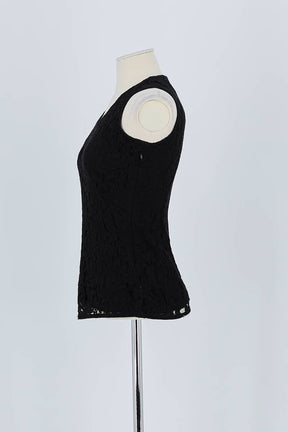 Top sans manche Armani  Noir