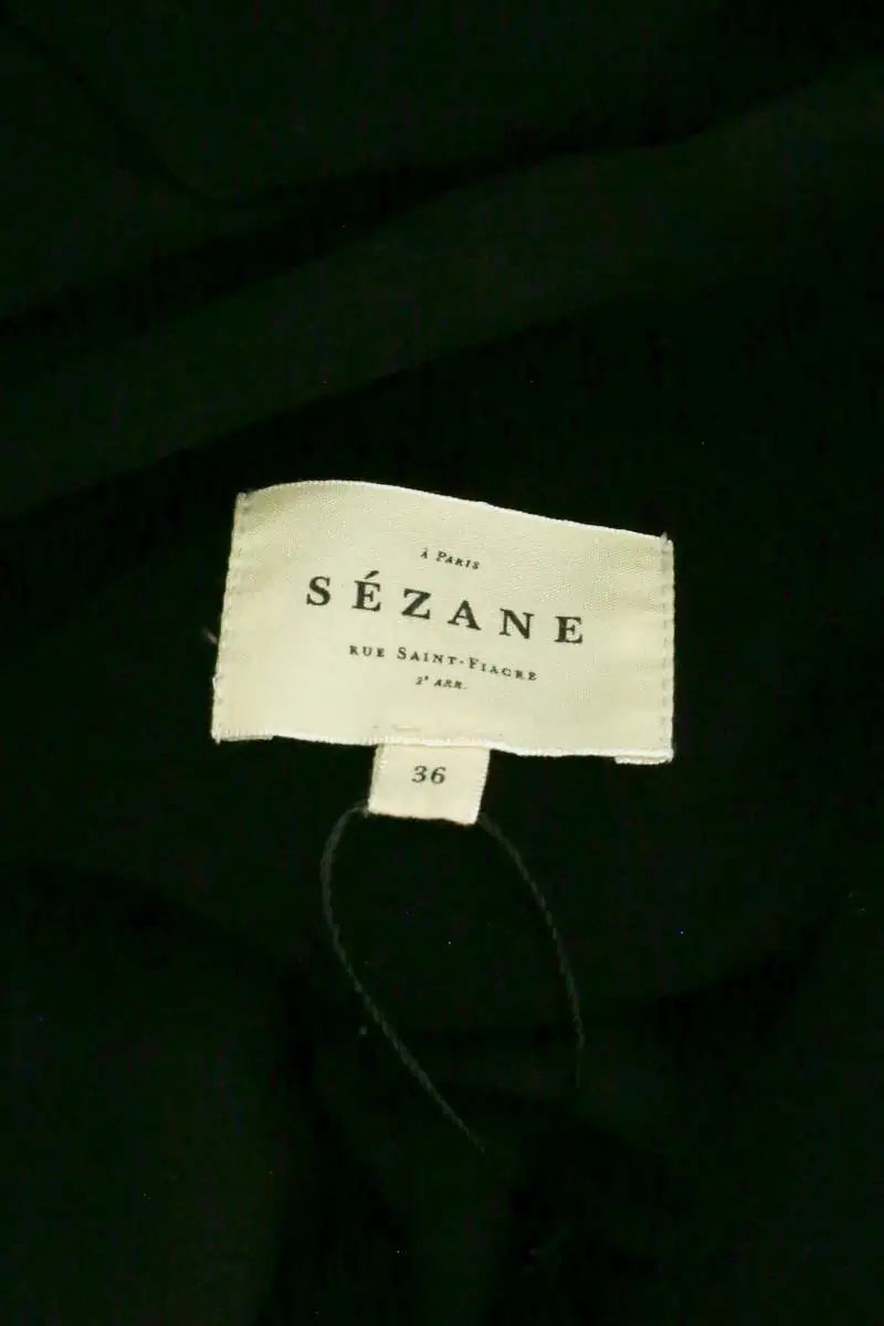 Robe Sézane Noir en Synthétique