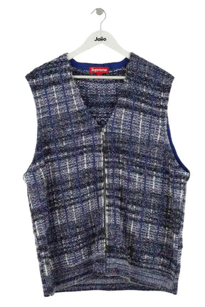 Gilet Supreme Violet en Coton, taille L - Seconde Main