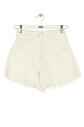 Mini short Maje Blanc en Coton, taille S - Seconde Main