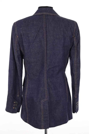 Blazer Claudie Pierlot Bleu en Coton