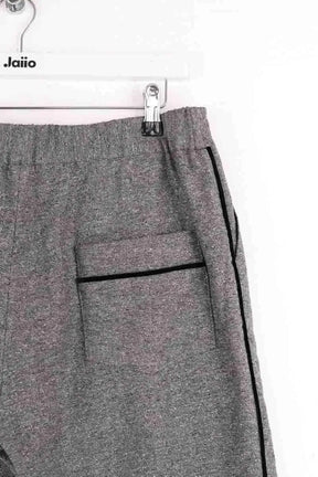 Pantalon droit Max & Moi Gris en Laine