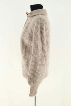 Pull Sézane Beige en Laine