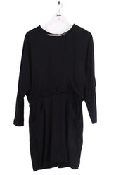 Robe Des Petits Hauts Noir en Viscose, taille L - Seconde Main