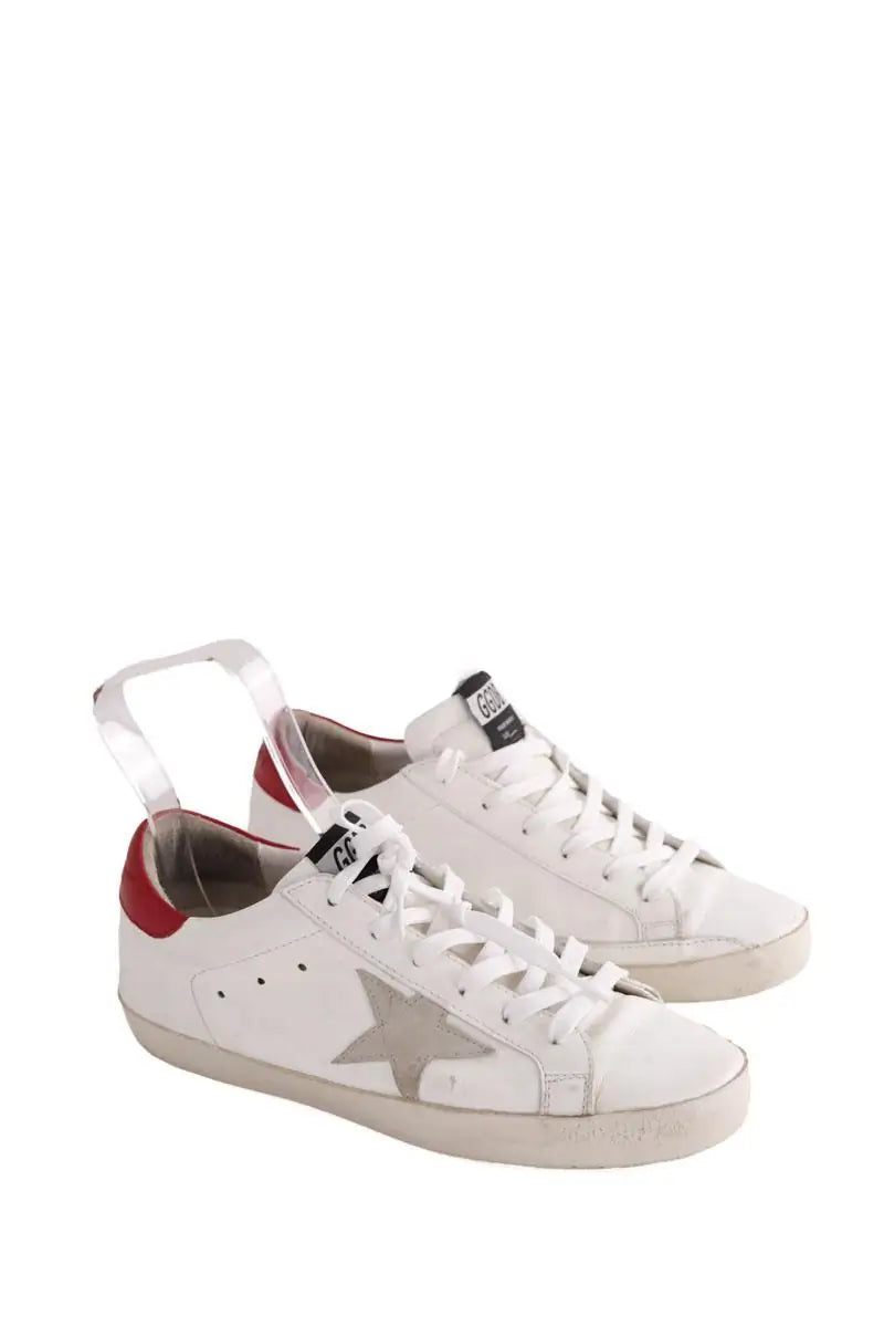 Baskets Golden Goose Blanc en Cuir