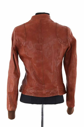 Blouson Dolce & Gabbana Marron en Cuir