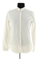 Chemise Burberry Blanc en Coton, taille M - Seconde Main