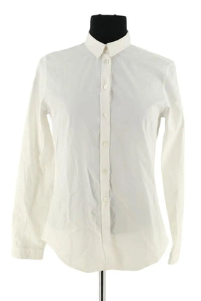 Chemise Burberry Blanc en Coton, taille M - Seconde Main